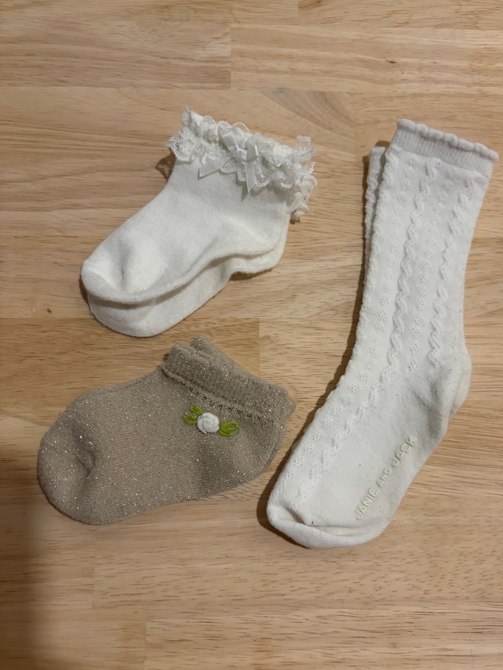 Fancy Toddler Socks Mayoral and Janie & Jack 12-24 Months